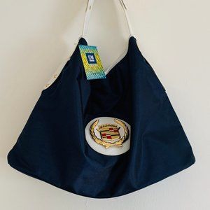 Ashley M. GM Blue and White Cadillac Hobo NWT